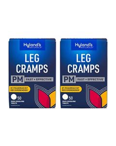 Hyland''s Leg Cramps PM Nighttime Cramp Relief Tablets, 50 Count (Pack of 2)