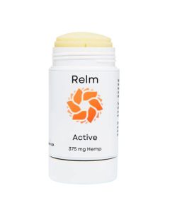 Hemp Relief Cream - Relm Active Stick 375 mg - Sore Muscle Relief | Extra Strength Hemp Oil Roll-On | Frankincense Oil - Nerve, Muscle, Joint, Lower Back, Knee, Hand | Pain Rub, Lotion, Balm, Salve
