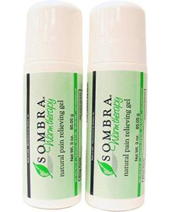 Sombra Warm Pain Relief Gel Roll On, 3-Ounce pk of 2