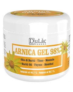 Dulàc Arnica Gel for Bruising and Swelling Maximum Strength (98%) 16.9 Fl Oz for Muscle and Joint Relief, Cool Effect, Dermatologically Tested and 98,7% Natural - Made in Italy
