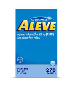 Aleve Pain Relief Naproxen Sodium Tablets, 270 Count