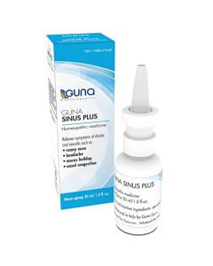 Guna Sinus Plus Homeopathic Sinus Relief Medicine for Runny Nose, Congestion, Sinusitis, Headache, Non-Drowsy - 1 Ounce Nose Spray