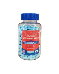 Rite Aid Extra Strength Pain Relief Acetaminophen PM Caplets, 500mg Acetaminophen / 25mg Diphenhydramine - 300 Count - Nighttime Pain Reliever + Sleep Aid