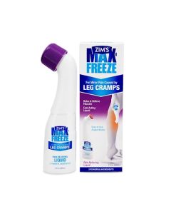 Zim's Max Freeze Leg Cramp - Quick Penetrating Liquid for Minor Pain Caused by Leg Cramps - Easy, No Mess Applicator - 3oz