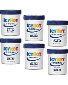 Icy Hot Pain Relieving Balm 3.5 Ounce Extra Strength (Pack of 6)
