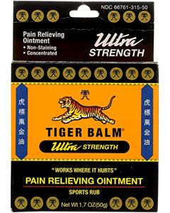 Tiger Balm Ultra Strength Pain Relieving Ointment Sports Rub, 1.7 Ounces