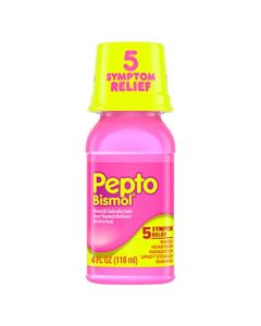 Pepto Bismol, 5 Symptom Digestive Relief, Original, 4 fl oz