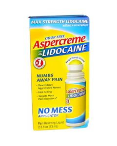 Aspercreme with 4% Lidocaine 2.5 oz. No Mess Applicator (Pack of 1)