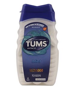 TUMS Ultra 1000 Mint Size 72 Count (pack of 2 )