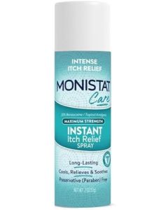 Monistat Instant Itch Relief Spray for Women, Maximum Strength Feminine Itch Care, 2 oz (Pack of 2)