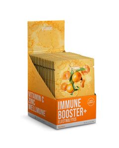 Immune Support Powder Supplement - Immune Boosters for Adults & Kids Plus Vitamin C Powder 1000mg, Zinc, No Sugar, Electrolytes Powder, Trace Minerals, L-Theanine - 20 Packets Mandarin Flavor