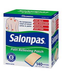 Salonpas Pain Relieving Patch, 140 Patches (2 Pack)
