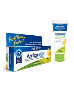 Boiron Arnicare Gel for Relief of Joint Pain, Muscle Pain, Muscle Soreness, and Swelling from Bruises or Injury - Non-greasy and Fragrance-Free - 2.6 oz (Horizontal)