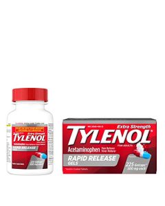 Tylenol Extra Strength Rapid Release Gels with Acetaminophen, Pain Reliever & Fever Reducer, 225 ct