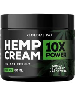 Instant H?mp Cream – Soothes Discomfort in Muscles Joints Nerves Back Neck Knees Shoulders HIPS – Maximum Joint Support – MSM Turmeric and Arnica – All-Natural Formula