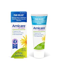 Boiron Arnicare Ointment for Soothing Relief of Joint Pain, Muscle Pain, Muscle Soreness, and Swelling from Bruises or Injury - Non-greasy and Fragrance-Free - 1 oz