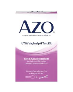 AZO Urinary Tract Infection (UTI) Test Strip + Vaginal pH Test Kit, Fast & Accurate Results, from The #1 Most Trusted Brand