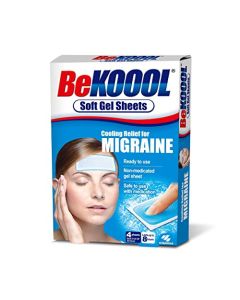 BeKOOOL Migraine Gel Sheets - 4 Count