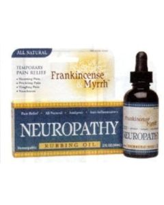 Frankincense & Myrrh Neuropathy Rubbing Oil 2 oz. (Pack of 2) Packaging May Vary