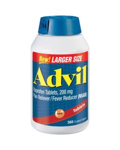 Advil-Ibuprofen Coated Tablets, 200 mg 360 coated tablets