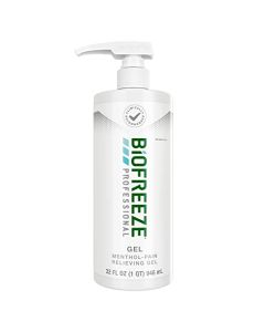 Biofreeze Professional Menthol Pain Relieving Gel 32 FL OZ Bottle With Pump For Pain Relief Of Sore Muscles, Arthritis, Backache, And Joint Pain, Original Green Formula (Packaging May Vary)