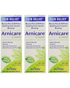 Boiron Arnicare Cream Homeopathic Medicine 2.50 oz (Pack of 3)