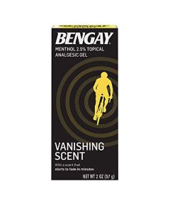 Bengay Menthol 2.5% Topical Analgesic Gel Vanishing Scent 2oz