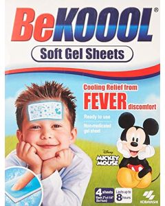 Be Koool Be Koool Soft Gel Sheets For Kids, 4 Count (Pack of 1)