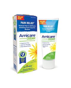 Boiron Arnicare Cream for Soothing Relief for Joint Pain, Muscle Pain, Muscle Soreness, and Swelling from Bruises or Injury - Fast Absorbing and Fragrance-Free - 4.2 oz