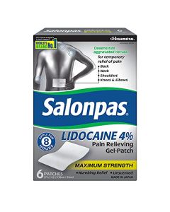 Salonpas Gel-Patch for Pain Relief, 6 count