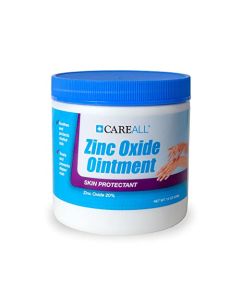 CareALL 15 oz Zinc Oxide 20% Skin Protectant Barrier Ointment Provides Relief and Treatment of Diaper Rash and Chafing. Helps Seal Out Wetness.