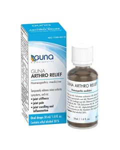 GUNA Arthro Relief Homeopathic Support for discomfort, Swollen or Stiff Joints