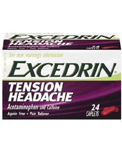 Excedrin Tension Headache Caplets 24 ea (Pack of 2)