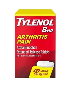 Tylenol Arthritis Pain - Acetaminophen Extended Release Pain Reliver - 290 Caplets 650 mg Each