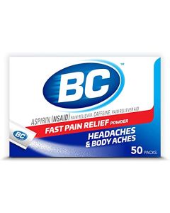 BC Pain Relief Powders, 50 Each (Pack of 4)