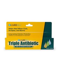 CareAll® 1oz Triple Antibiotic Ointment, First Aid Ointment for Minor Scratches and Wounds and Prevents Infection, Compare to The Active Ingredients of Leading Brand