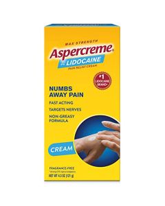 Aspercreme with 4% Lidocaine Pain Relief Cream 4.3 oz Pack of 3