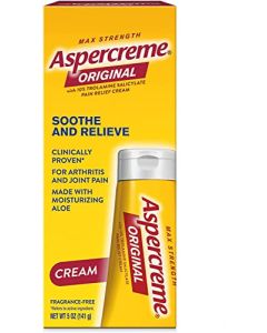 Aspercreme, Odor Free Therapy, Pain Relieving Creme, With Aloe - 5 Oz Ea, Pack of 2