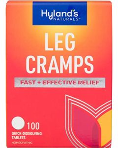 Hyland's Naturals Leg Cramp Tablets, Natural Relief of Calf, Leg and Foot Cramp, Quick Dissolving Tablets, 100 Count