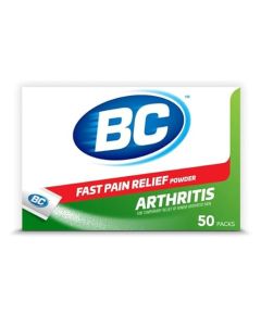 BC Pain Relief Powder, Arthritis Pain, 50 ct (Pack of 3)
