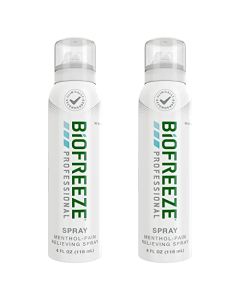 Biofreeze 13572 Professional Menthol Pain Relieving Spray 4 FL oz, Arthritis, Simple Backaches and Joint Pain, Pack of 2