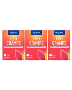 Hyland's Relax Calf and Foot Cramps, 100 Tablets each (Value Pack of 3)