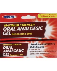 IODENT ORAL ANALGESIC GEL 0.42 OZ