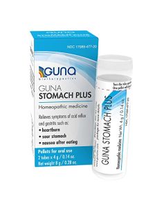 GUNA Stomach Plus Homeopathic Digestive Stomach Acid Balance - 2 Tubes