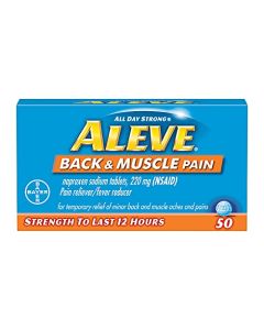 Aleve Back and Muscle Pain Tablets 50CT