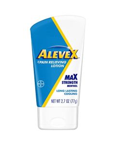 Aleve AleveX Pain Relieving Lotion, Powerful & Long Lasting for Targeted Joint & Muscle Pain Relief, 2.7oz Tube