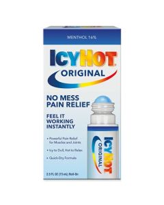 Icy Hot Original Medicated Pain Relief Liquid with No Mess Applicator, 2.5 Fluid Ounces