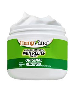 BulbHead As Seen On TV Hempvana Original Relief Cream Maximum Strength, The Hemp Cream for Muscle Joint Back Knee Shoulder Neck Elbow Hand Foot