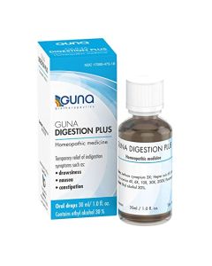 GUNA Digestion Plus Homeopathic Digestive Remedy Helps Digestion Relieves Heartburn and Sour Stomach - 1 Ounce
