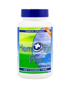 HemRid Plus - Fast Hemorrhoid Relief. Promotes Healing & Shrinking of Internal & External Hemorrhoids. Works in Just 2-5 Days